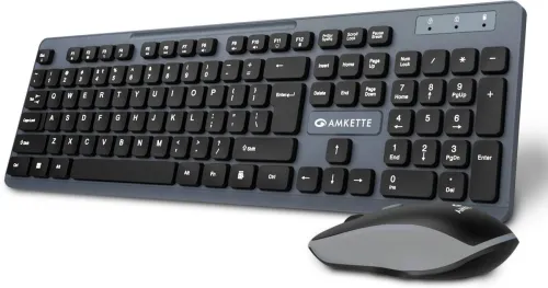 Image of AMKETTE Primus NXT Wireless Keyboard & Mouse Combo Set (Grey)