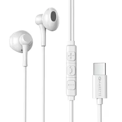 Amkette Trubeats M11 Type C Earphones with Mic,14mm Drivers, 3 Button Control