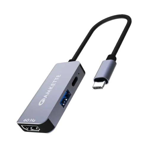 Image of AMKETTE Type-C USB 3.0 3 Port Mini Dock USB Hub
