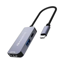 AMKETTE Type-C USB 3.0 3 Port Mini Dock USB Hub