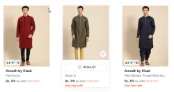 Amodh By Kisah men;s kurta from ₹309