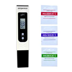 AMPEREUS® Auto pH Meter Water Quality Tester for Home