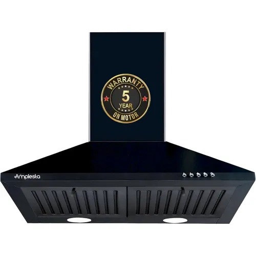 Image of Amplesta EcoFlow 60 cm 1150 m3/hr Pyramid Kitchen Chimney with Baffle Filter