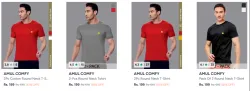 Amul Comfy Lounge Tshirts at minimum 61% Discount