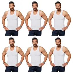 Amul Comfy Men’s Vest (Pack of 6)