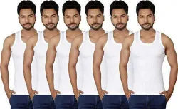 AMUL COMFY Pack of 6 Men Vest