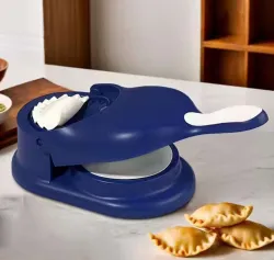 Analog Kitchenware Dumpling Press (Plastic Blue)