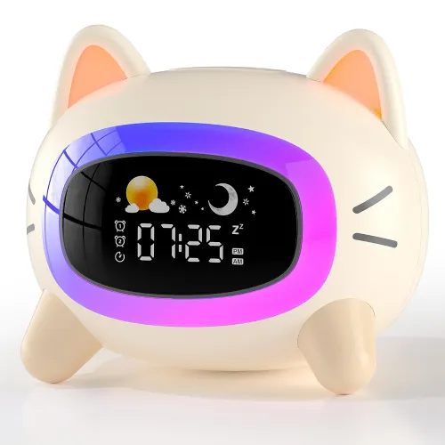 Image of ANALOI Kids Alarm Clock Ok to Wake Alarm Clock for Kids