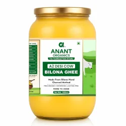 Anant Organics A2 Desi Cow Ghee (1000ml)