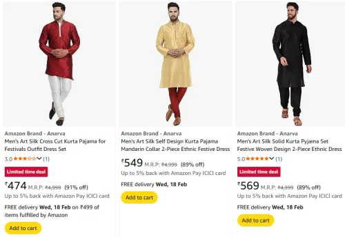 Image of Anarva kurtas for mens upto 90% off 