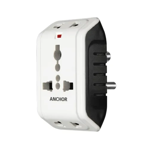 Image of Anchor 6A 3-Pin Universal Multiplug Adapter (White)