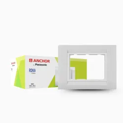 Anchor Roma 4 Module Plate White