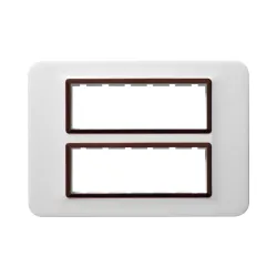 Anchor By Panasonic 66912BA Roma Urban Modular Polycarbonate 12M Square (Brushed Aluminium, Pack of 5)