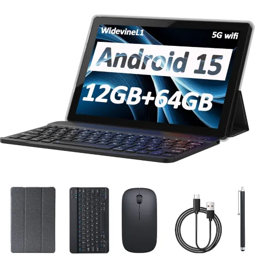 Image of Android 15 10-Inch Tablet 12GB RAM 64GB ROM 5G WiFi