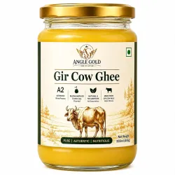 ANGLE GOLD - a2 ORGANIC GHEE - SHREE FOOD a2 Gir Cow Ghee, Organic