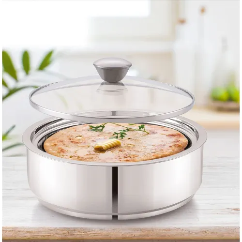 Image of ANJALI EPRS250 Stainless Steel Chapati Casserole 