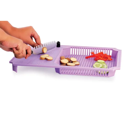 Image of Anjali Fantast Cut & Wash Deluxe Purple Black Polypropylene Plastic ABS & Nylon with Tempered Magnetic Stainless Steel B
