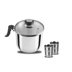 Anjali Fiesta Stainless Steel Milk Pan 1920ml