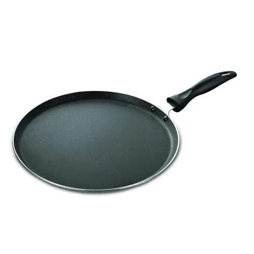 Image of Anjali Nonstick Diamond Classic Dosa Tawa 270mm 3 Layer Coating with Bakelite Handle