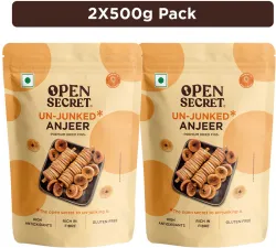 OPEN SECRET Premium Anjeer High Protein Figs Rich in Fibre Figs (2 x 500 g)