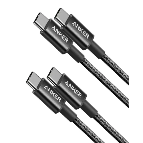 Image of Anker 2-Pack USB-C to USB-C Cable 60W, 3.3FT – Black