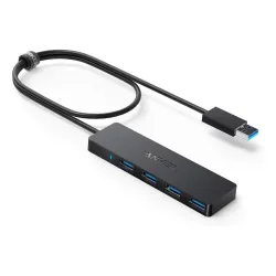 Anker 4-Port USB 3.0 Hub (Ultra-Slim, 2ft Cable, Data Only)