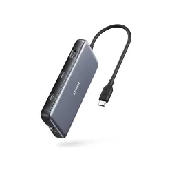 Anker 555 USB-C 8-in-1 Hub with 100W PD, 4K HDMI, 10Gbps USB, Ethernet