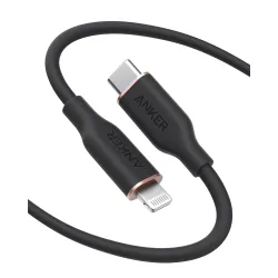 Anker USB-C to Lightning Cable, 641 Cable, 6ft, MFi Certified, Powerline III Flow Silicone Fast Charging Cable for iPhon