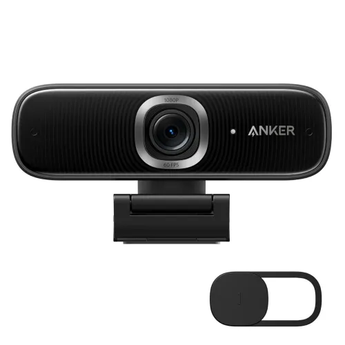 Image of Anker PowerConf C300 Smart Full HD, AI-Powered Framing & Autofocus, 1080p Webcam with Noise-Cancelling Microphones, Adju