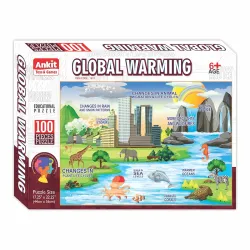 Ankit Toys & Games 100-Piece World Map Jigsaw Puzzle (6+)