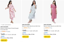 ANNI Designer womens pant kurta at 87% Discount