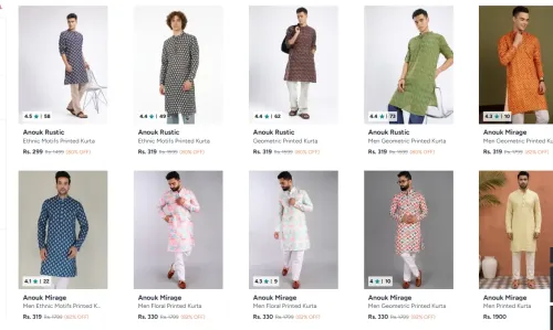 Image of Anouk+men+kurta at minimum 84% Discount