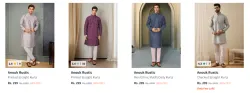 Anouk Mens Kurtas upto 88% Discount