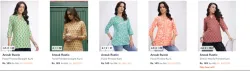 Anouk Rustic Floral Printed Kurti Upto 90 % OFF