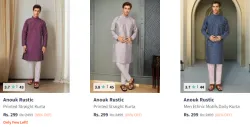 Anouk Rustic Kurtas Starting @ ₹299