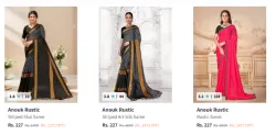 Anouk Rustic Womens Saree Starting @ ₹227