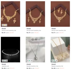 Anouk Womens Necklace Starting @ ₹87