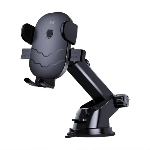 Image of Ant Aura 10 Car Phone Holder with Strong Suction Cup, 360° Rotating Dashboard & Windshield Mobile Mount for 4–7 Inch Sma