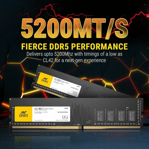 Image of Ant Esports 16GB DDR5 5200MHz CL42 Desktop RAM