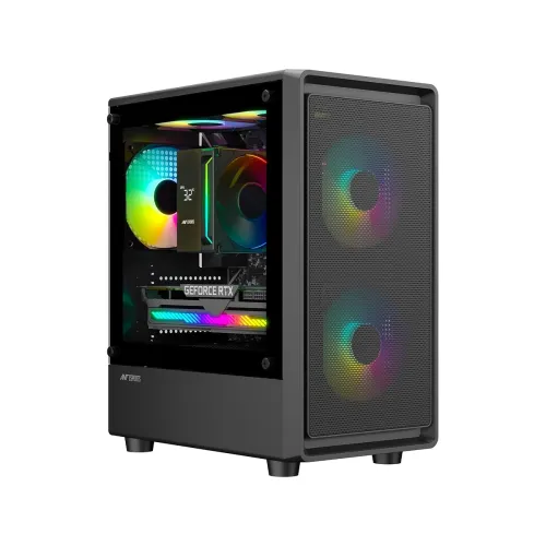 Image of Ant Esports 400 Air Mini Tower Gaming Cabinet (Black)