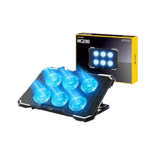 Image of Ant Esports NC230 6 Fan Ergonomic Cooling Pad