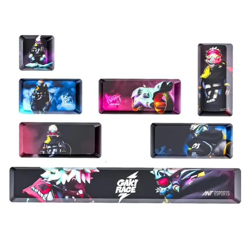 Image of Ant Esports Anime PBT Keycap Set