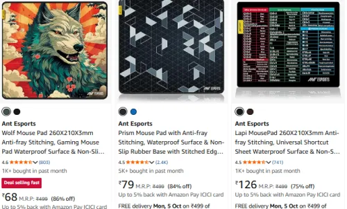 Image of Ant Esports at minimum 70% Discount