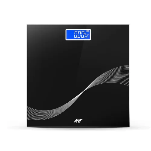 Image of Ant Esports Flora Wave Digital Weighing Scale – 180Kg, Black