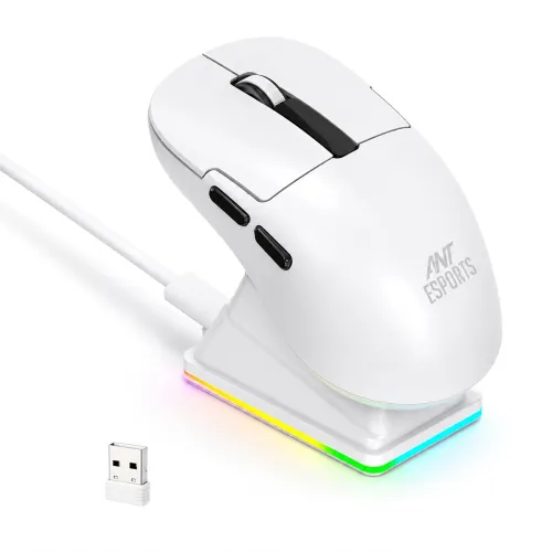 Image of Ant Esports GM810 PRO V2 Wireless Optical Gaming Mouse White