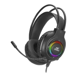 Ant Esports H580 Gaming Headset with Microphone for PS4 PC Xbox one PS5 Switch Laptop, Over Ear Headphones Wired with Noise Cancelling Mic, 3.5m Audio Jack, 50mm Stereo Drivers, Led Light –....