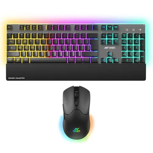 Image of Ant Esports KM500 Pro Wireless Gaming Keyboard and Mouse Combo