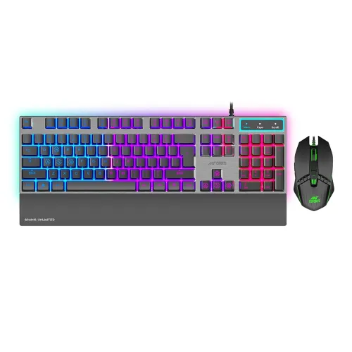 Image of Ant Esports KM540 Gaming Keyboard and Mouse Combo with Rainbow Backlit LED