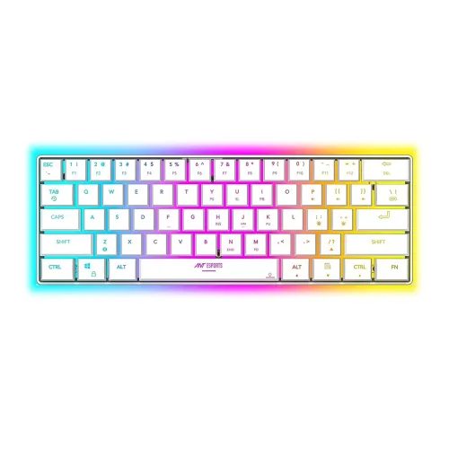 Image of Ant Esports MK1500 Mini 60% Pro RGB Wireless Gaming Keyboard 