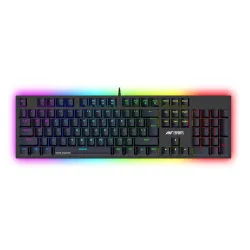 Ant Esports MK3400 V3 Pro Mechanical Gaming Keyboard RGB LED 104 Keys Blue Switch Anti Ghosting Full Size Wired USB PC Keyboard Removable Double Shot Keycaps Ergonomic for PC, Laptop and Mac...